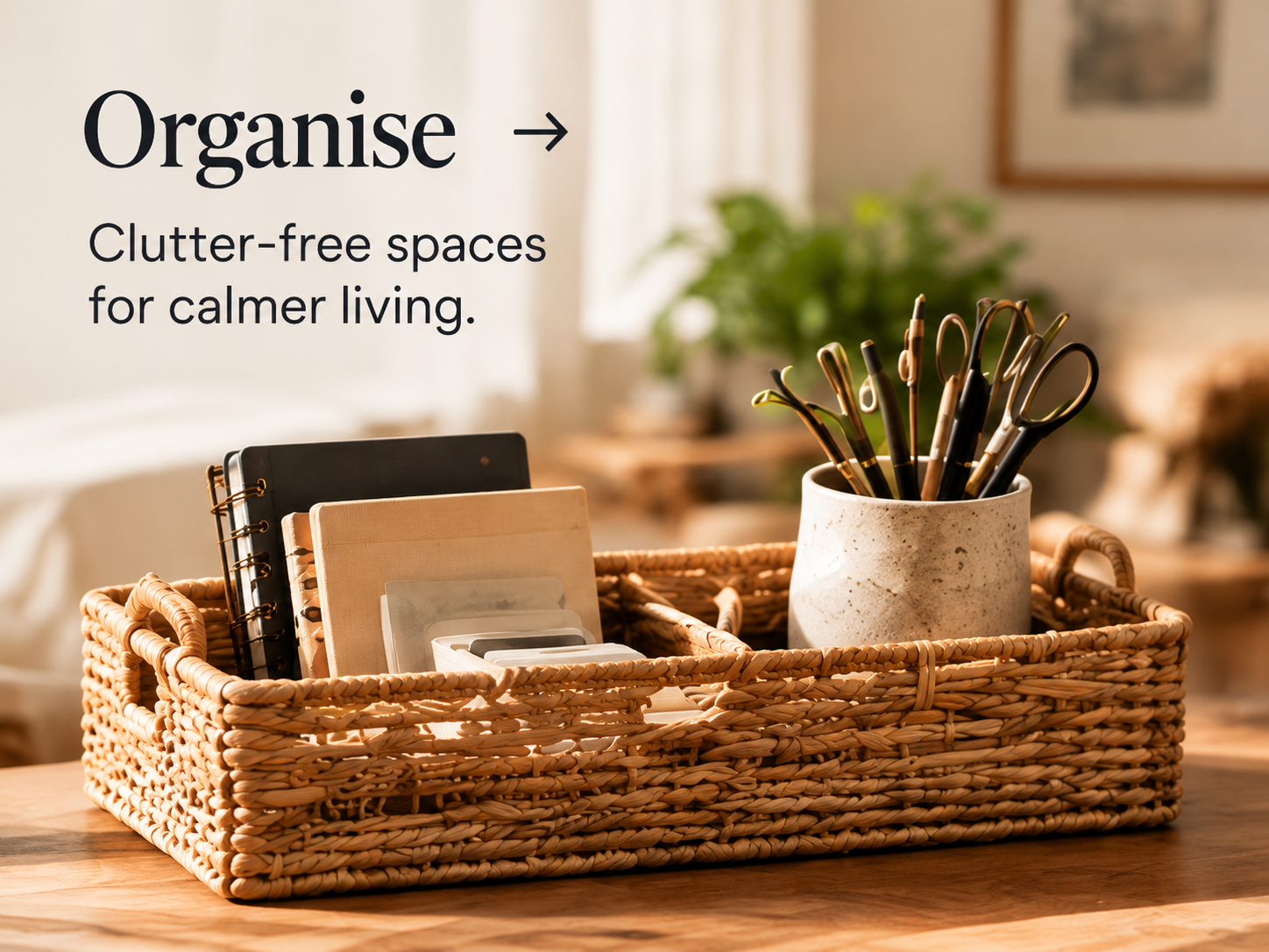 Organise - Handwoven Home Organizer